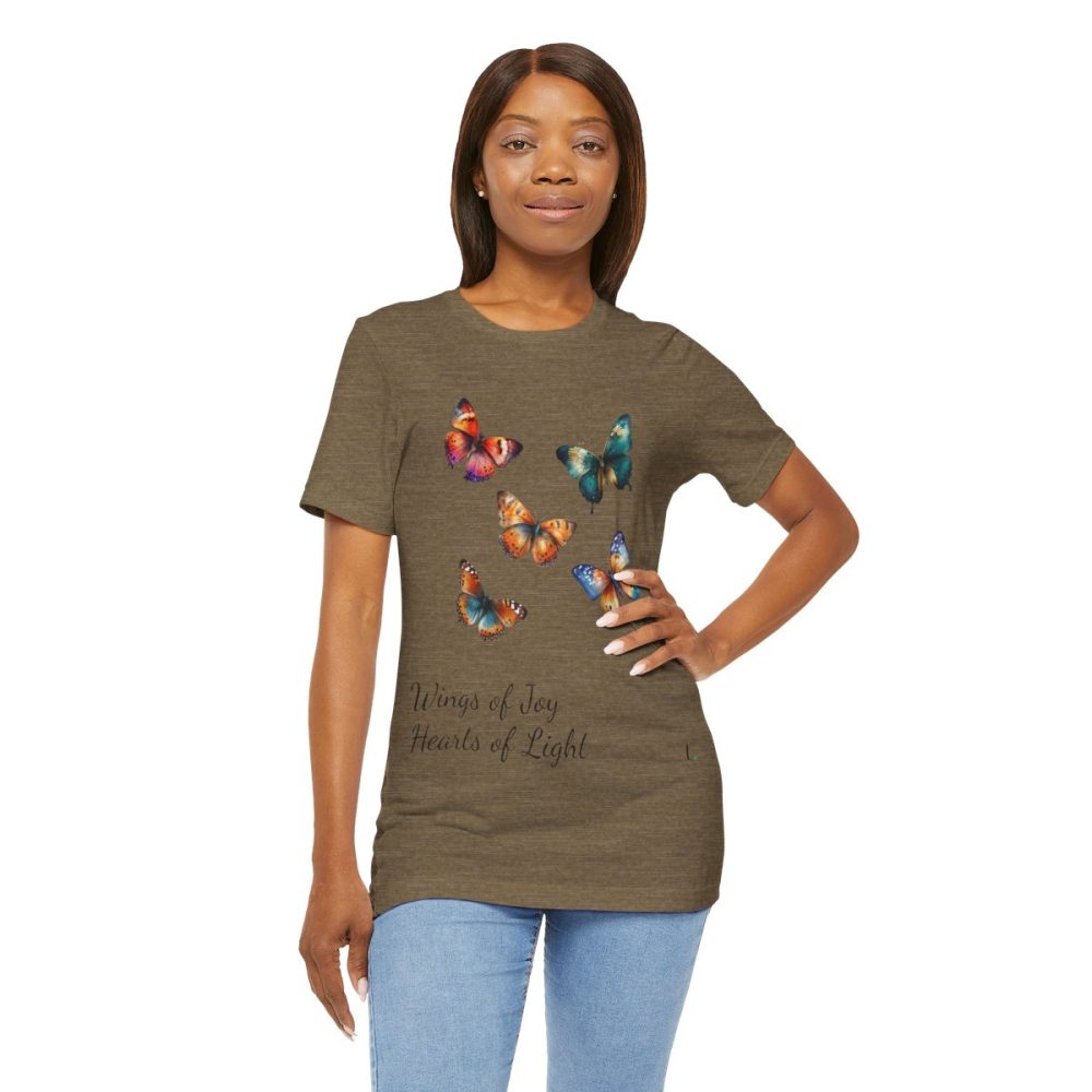 Colorful Watercolor Butterflies – Unisex T-shirt