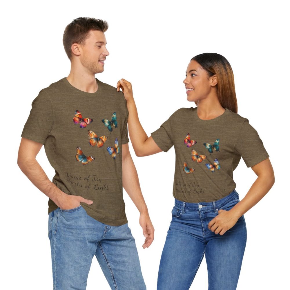 Colorful Watercolor Butterflies – Unisex T-shirt