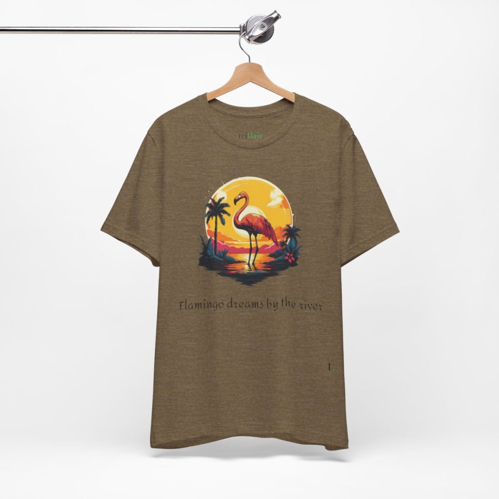 Flamingo Sunset – Unisex T-shirt