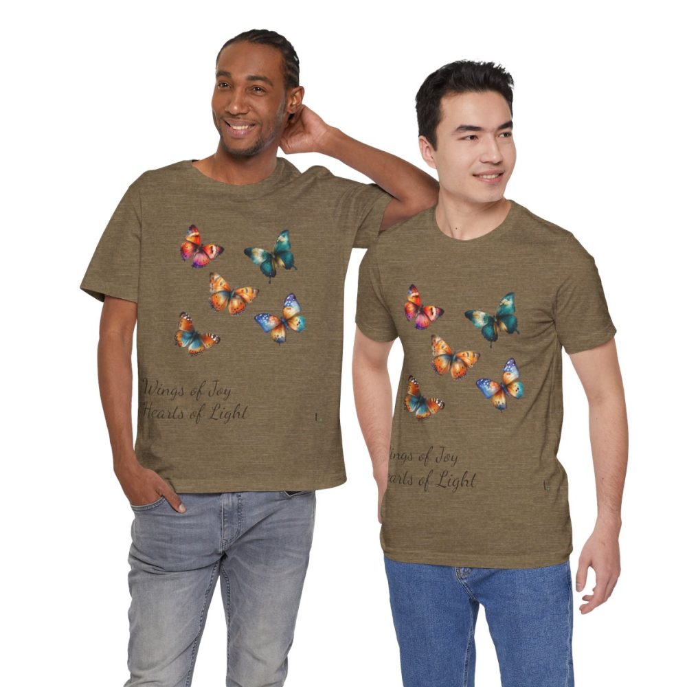 Colorful Watercolor Butterflies – Unisex T-shirt