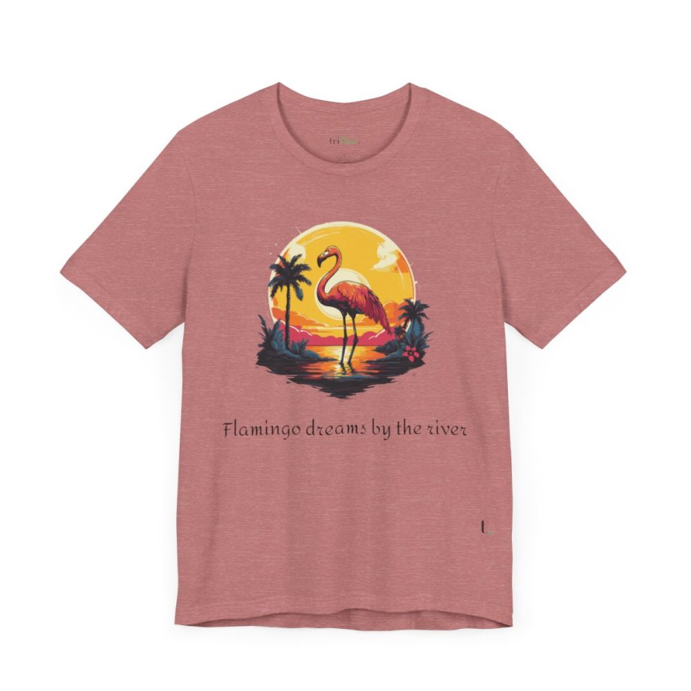 Flamingo Sunset – Unisex T-shirt