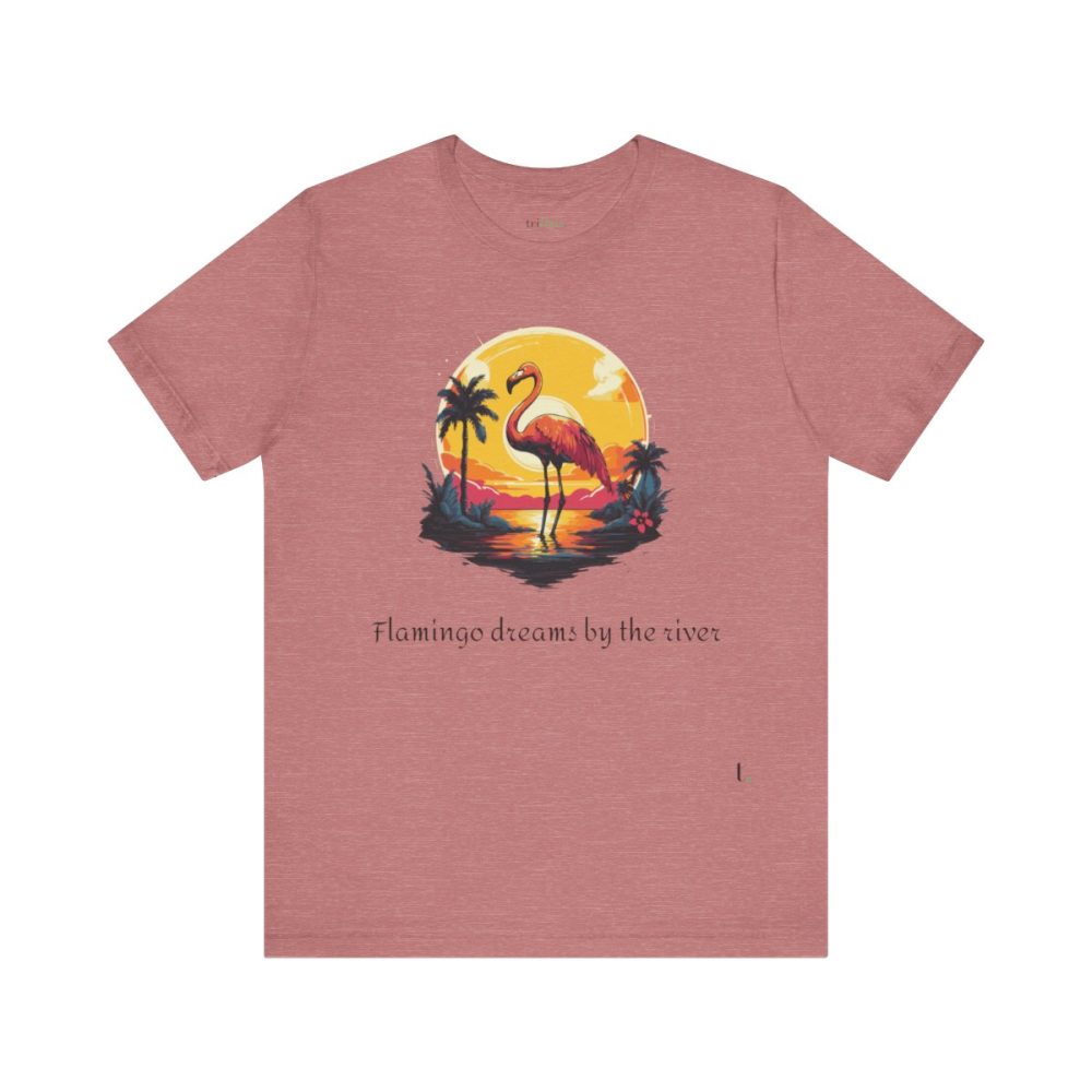 Flamingo Sunset – Unisex T-shirt