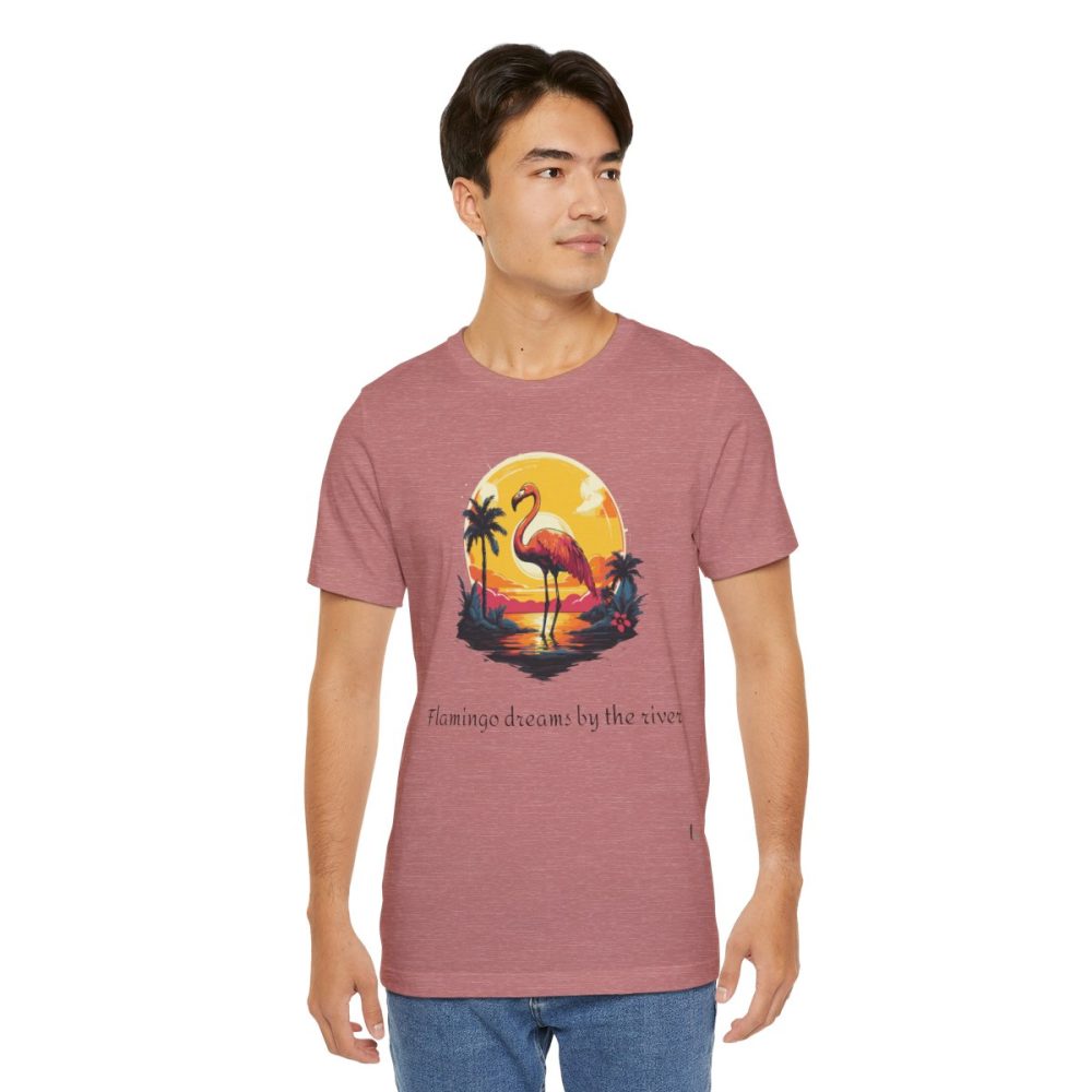 Flamingo Sunset – Unisex T-shirt