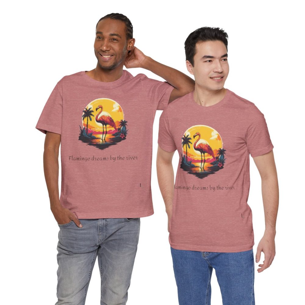 Flamingo Sunset – Unisex T-shirt