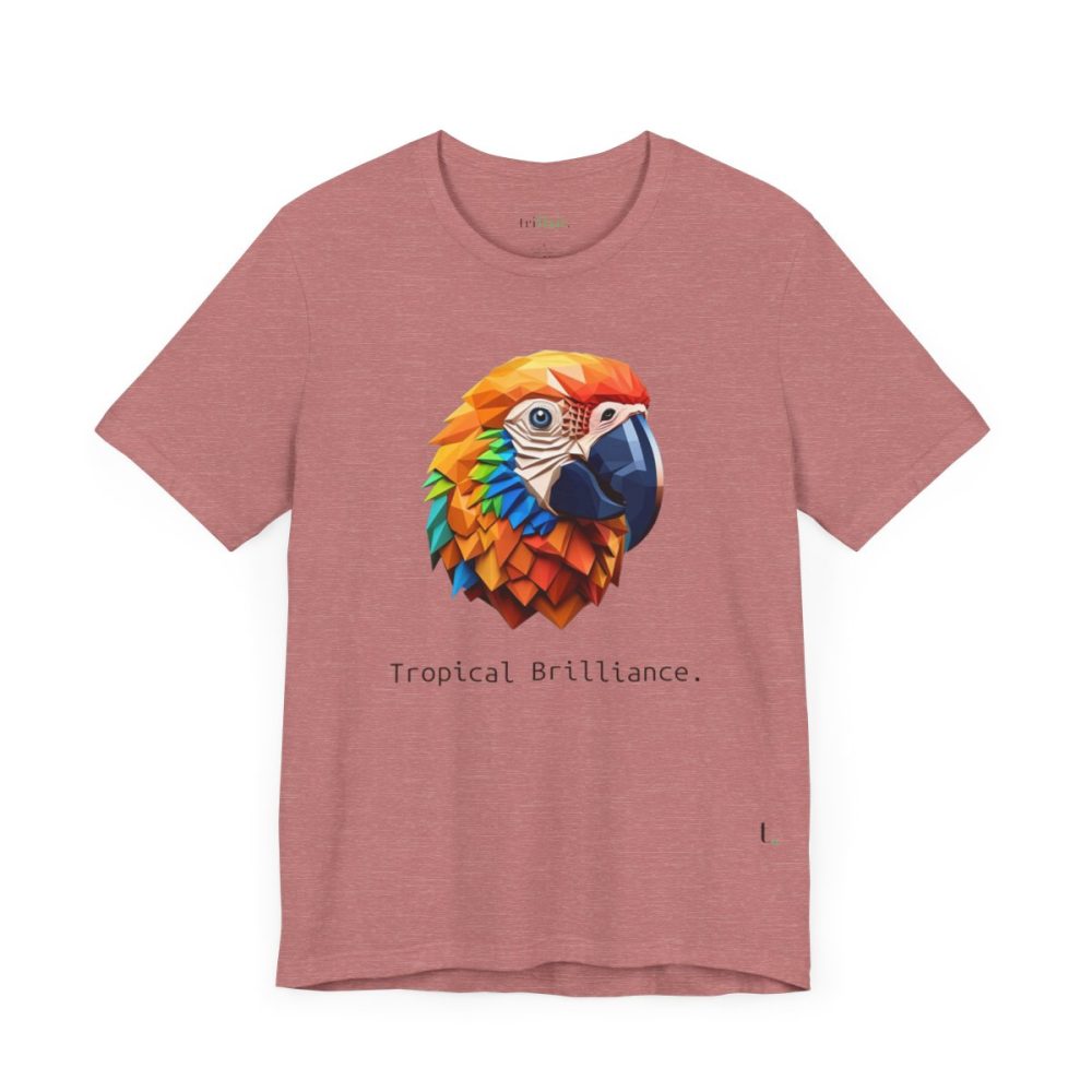 Tropical Brilliance – Colorful Parrot Unisex T-shirt