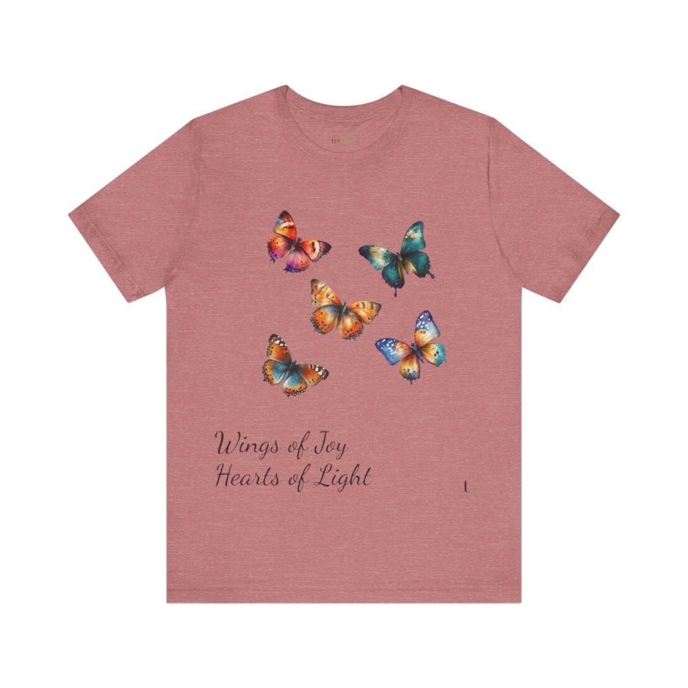 Colorful Watercolor Butterflies – Unisex T-shirt