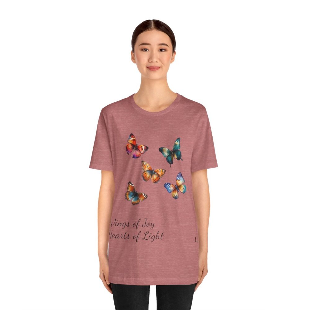 Colorful Watercolor Butterflies – Unisex T-shirt