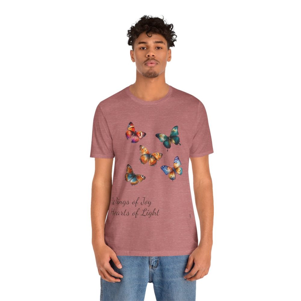 Colorful Watercolor Butterflies – Unisex T-shirt