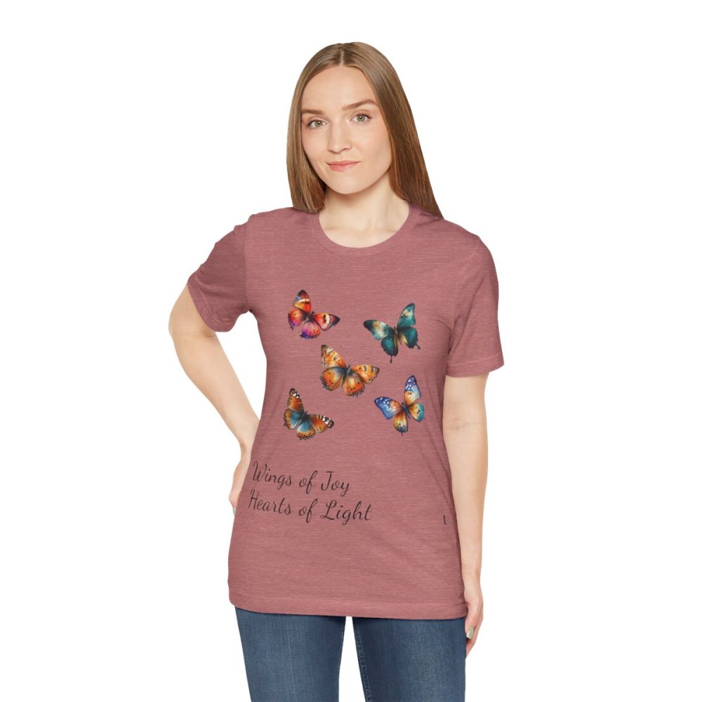 Colorful Watercolor Butterflies – Unisex T-shirt