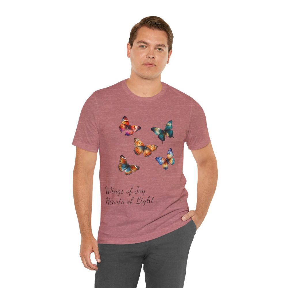 Colorful Watercolor Butterflies – Unisex T-shirt