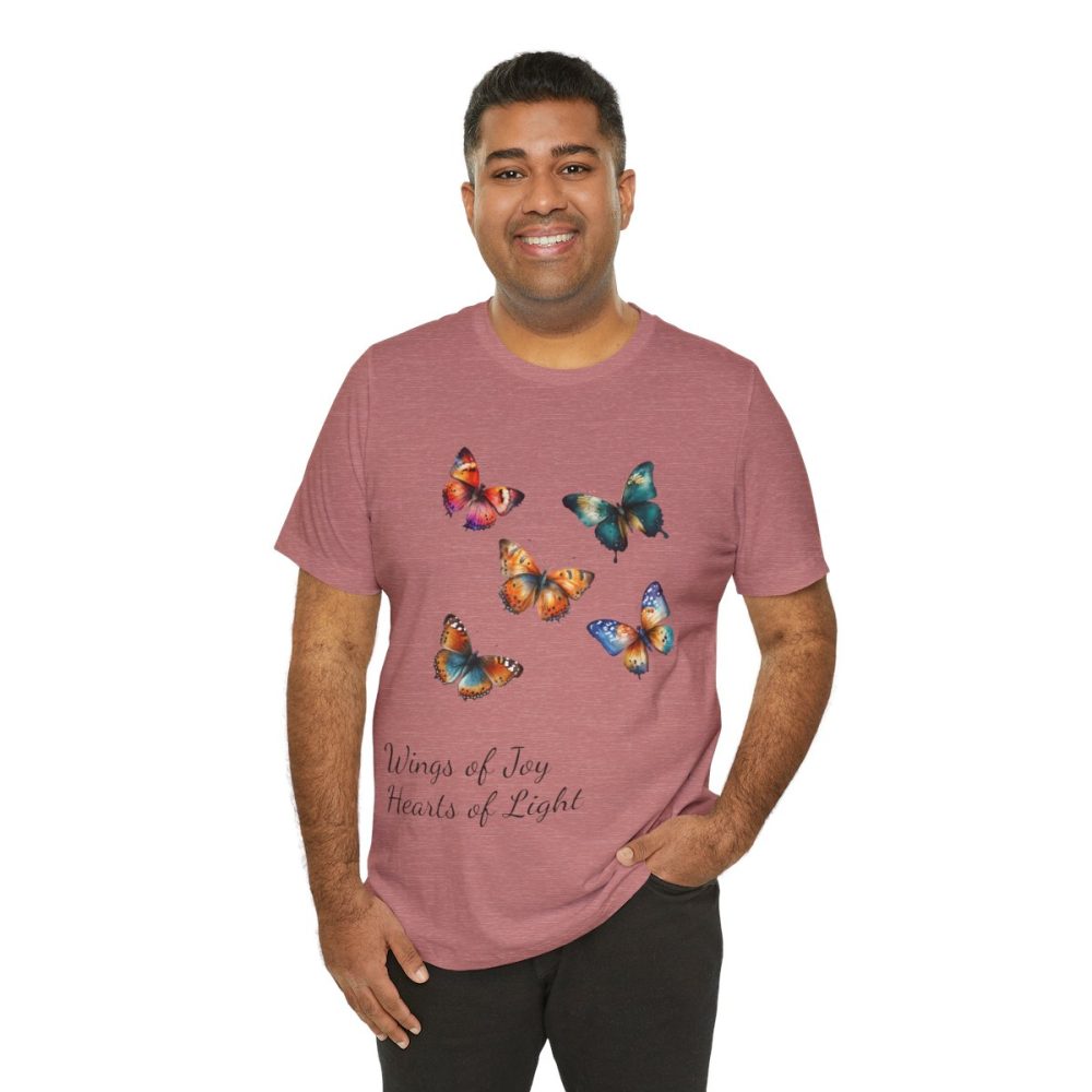 Colorful Watercolor Butterflies – Unisex T-shirt