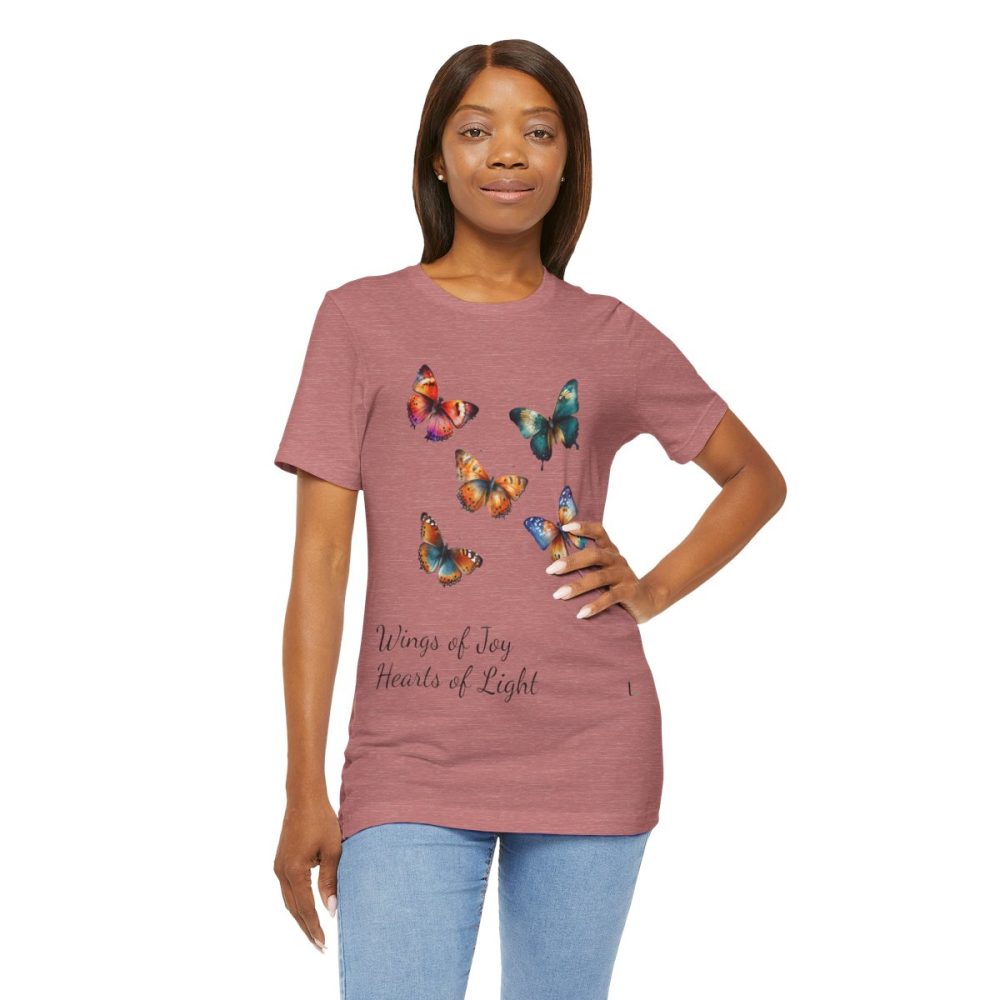 Colorful Watercolor Butterflies – Unisex T-shirt