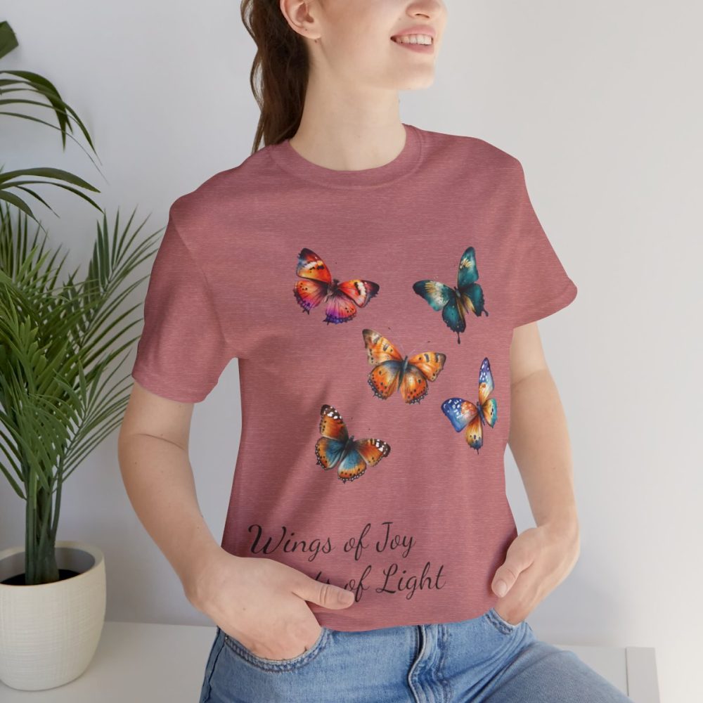 Colorful Watercolor Butterflies – Unisex T-shirt