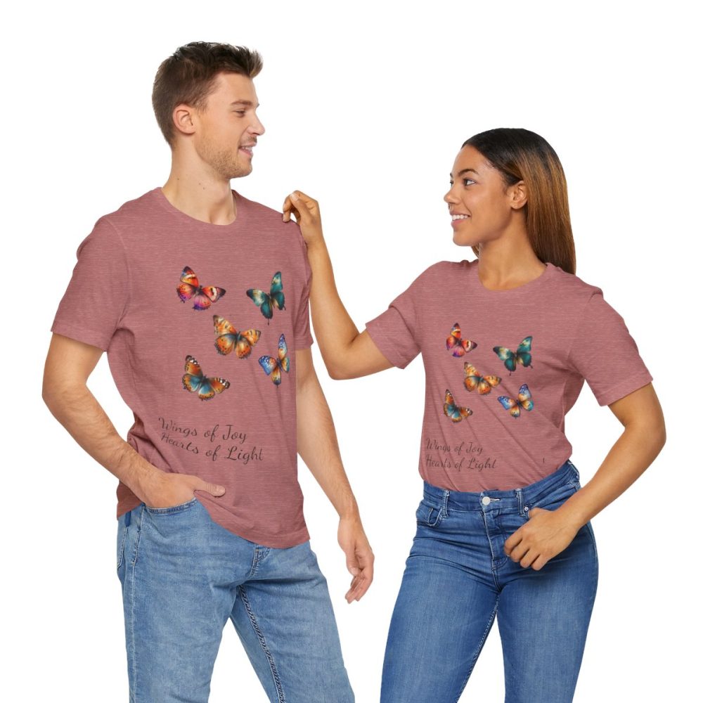 Colorful Watercolor Butterflies – Unisex T-shirt