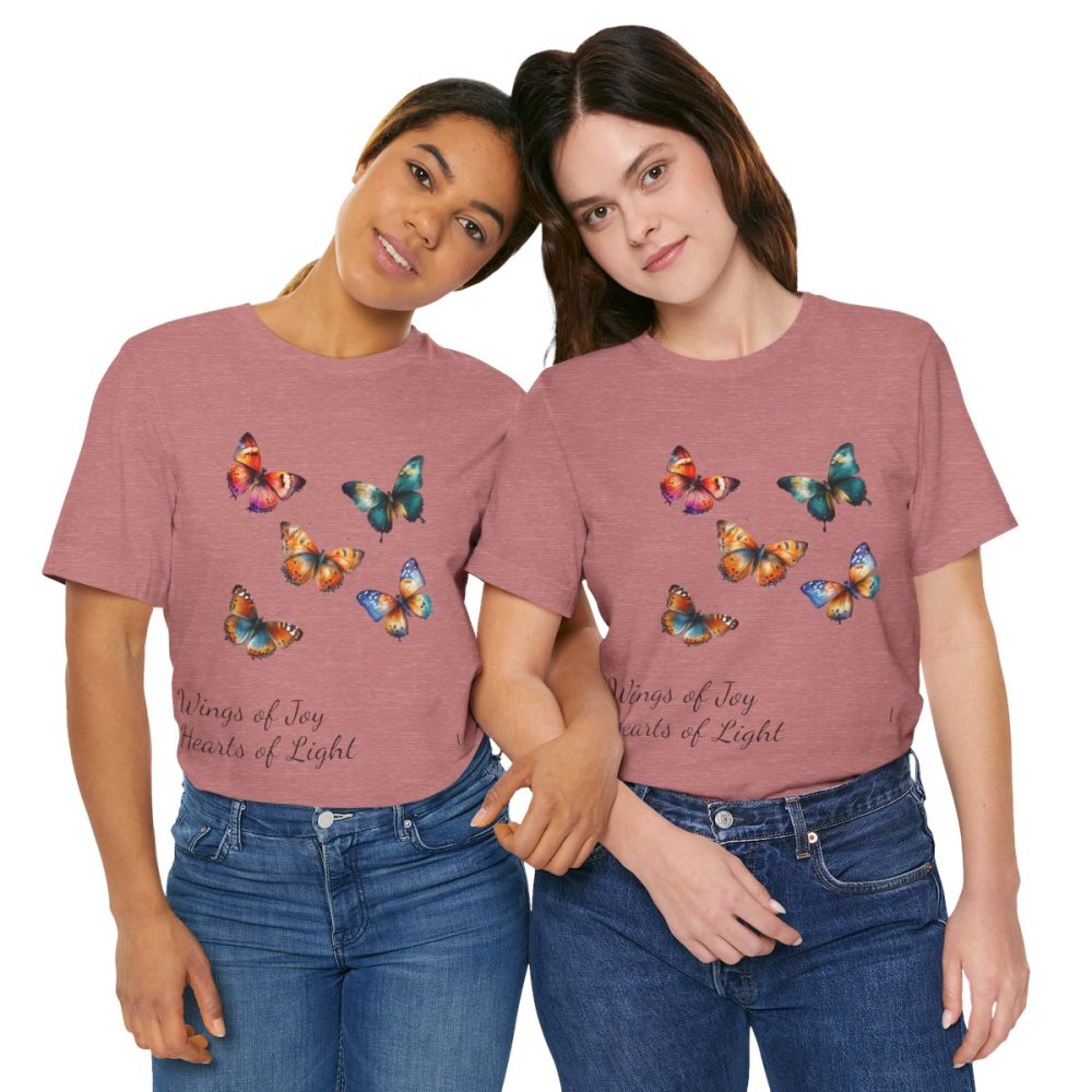 Colorful Watercolor Butterflies – Unisex T-shirt