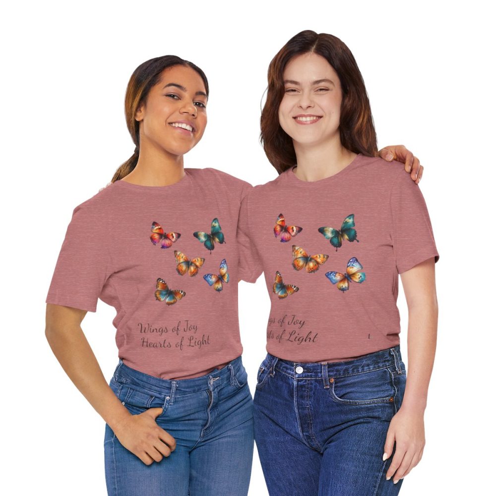 Colorful Watercolor Butterflies – Unisex T-shirt