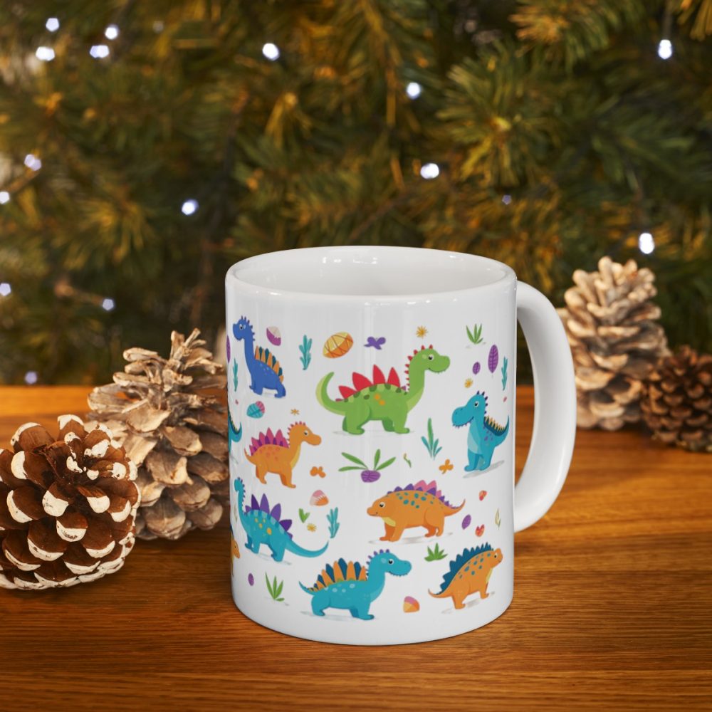 Lovely Colorful Dinosaurs Mug