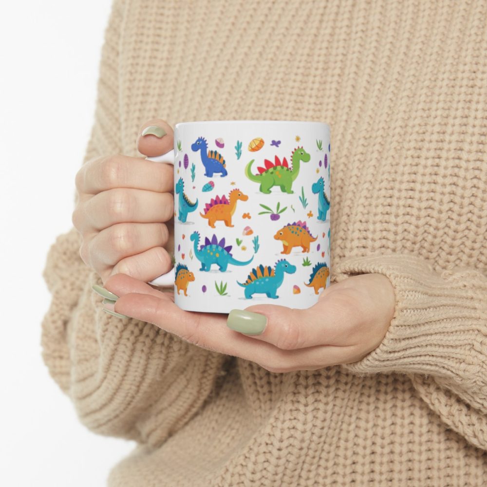 Lovely Colorful Dinosaurs Mug