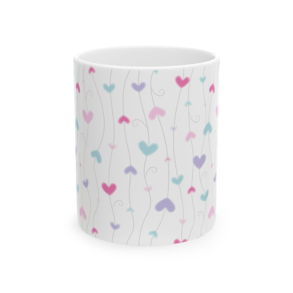 Lovely Pastel Hearts Coffee Mug