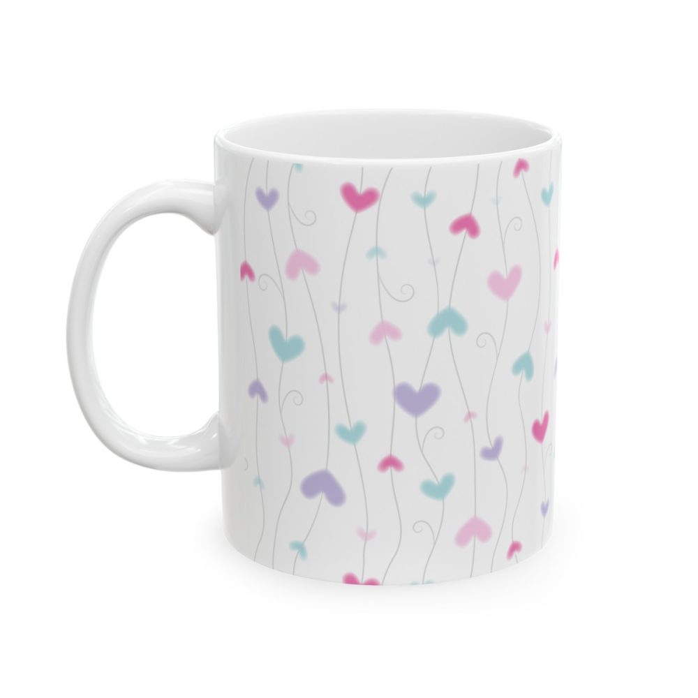 Lovely Pastel Hearts Coffee Mug