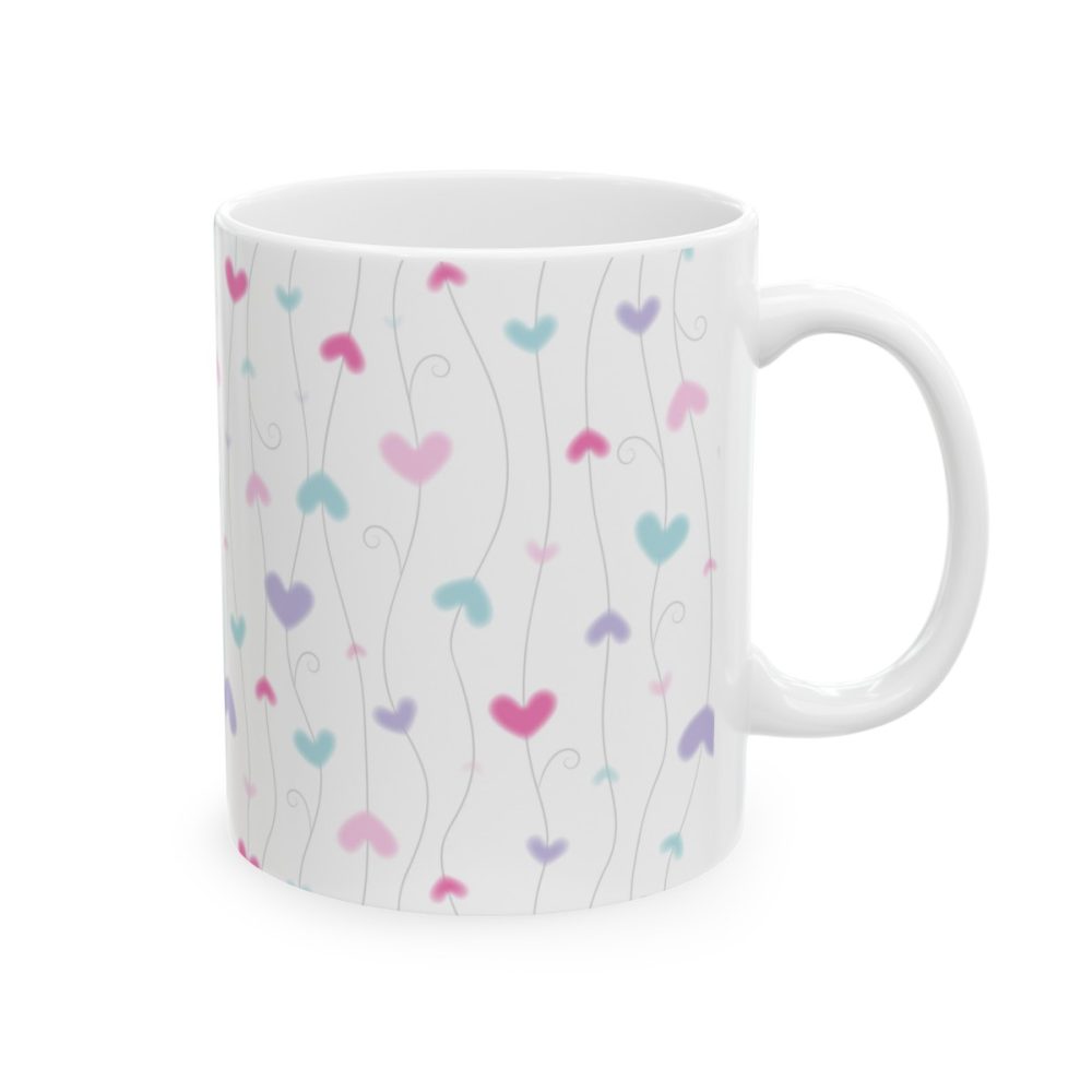 Lovely Pastel Hearts Coffee Mug