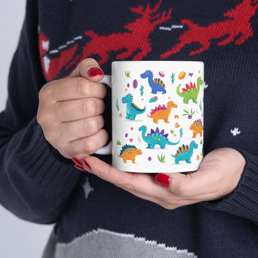 Lovely Colorful Dinosaurs Mug