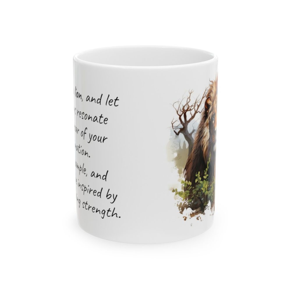 Lion – Inspirational Saying Coffee Mug