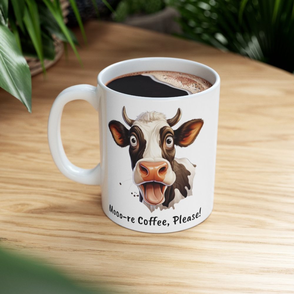 Funny Cow Face – Two Sided Mug