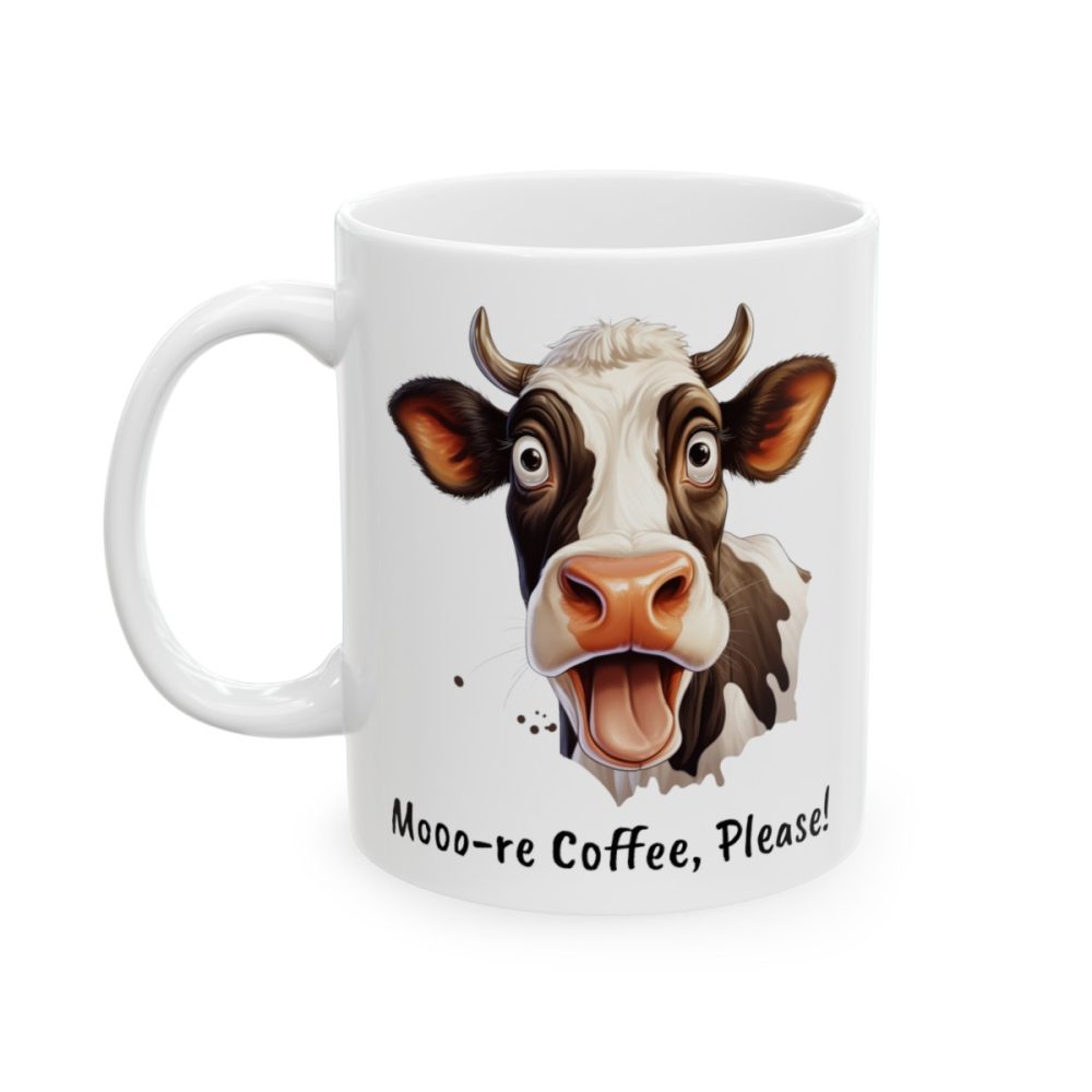 Funny Cow Face – Two Sided Mug