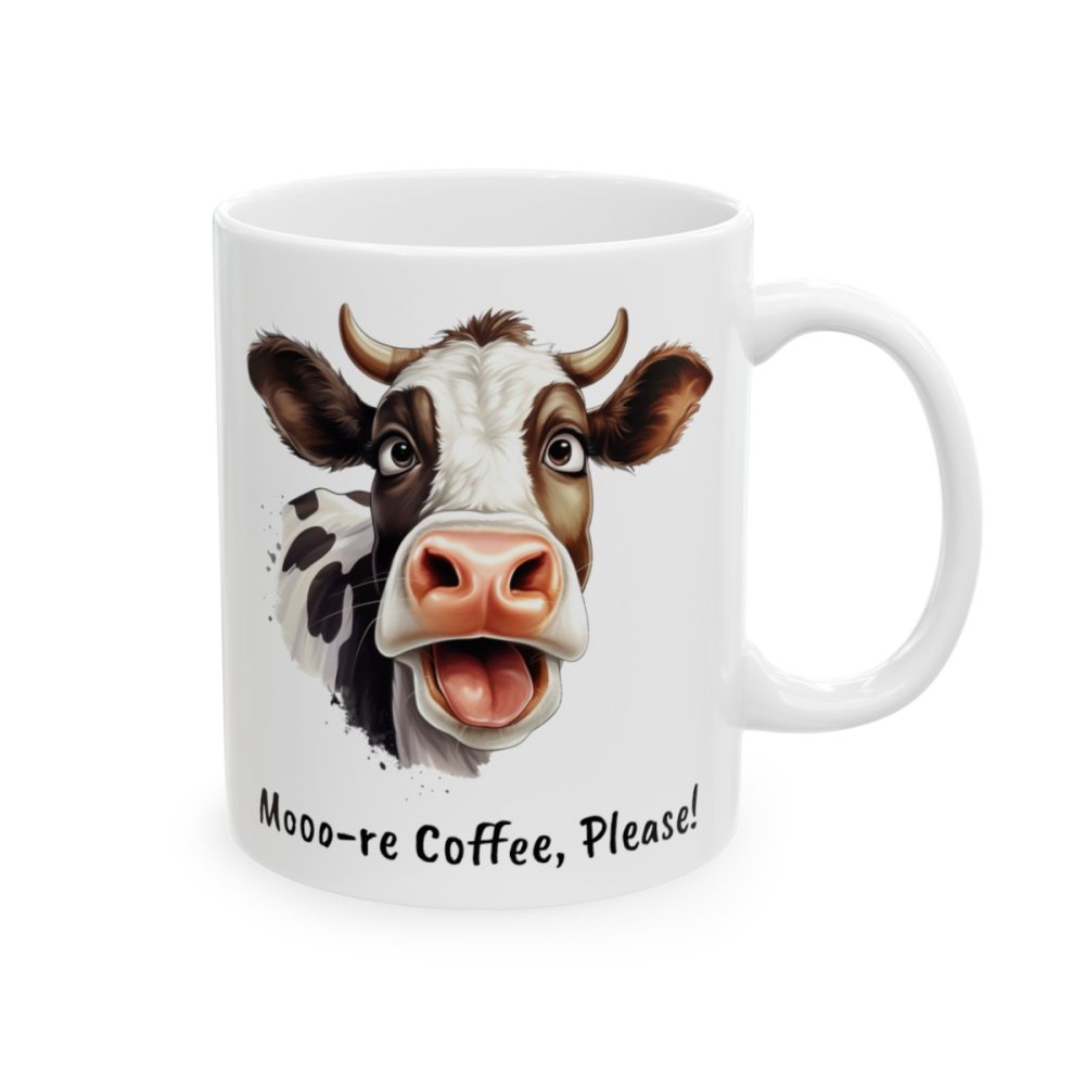 Funny Cow Face – Two Sided Mug