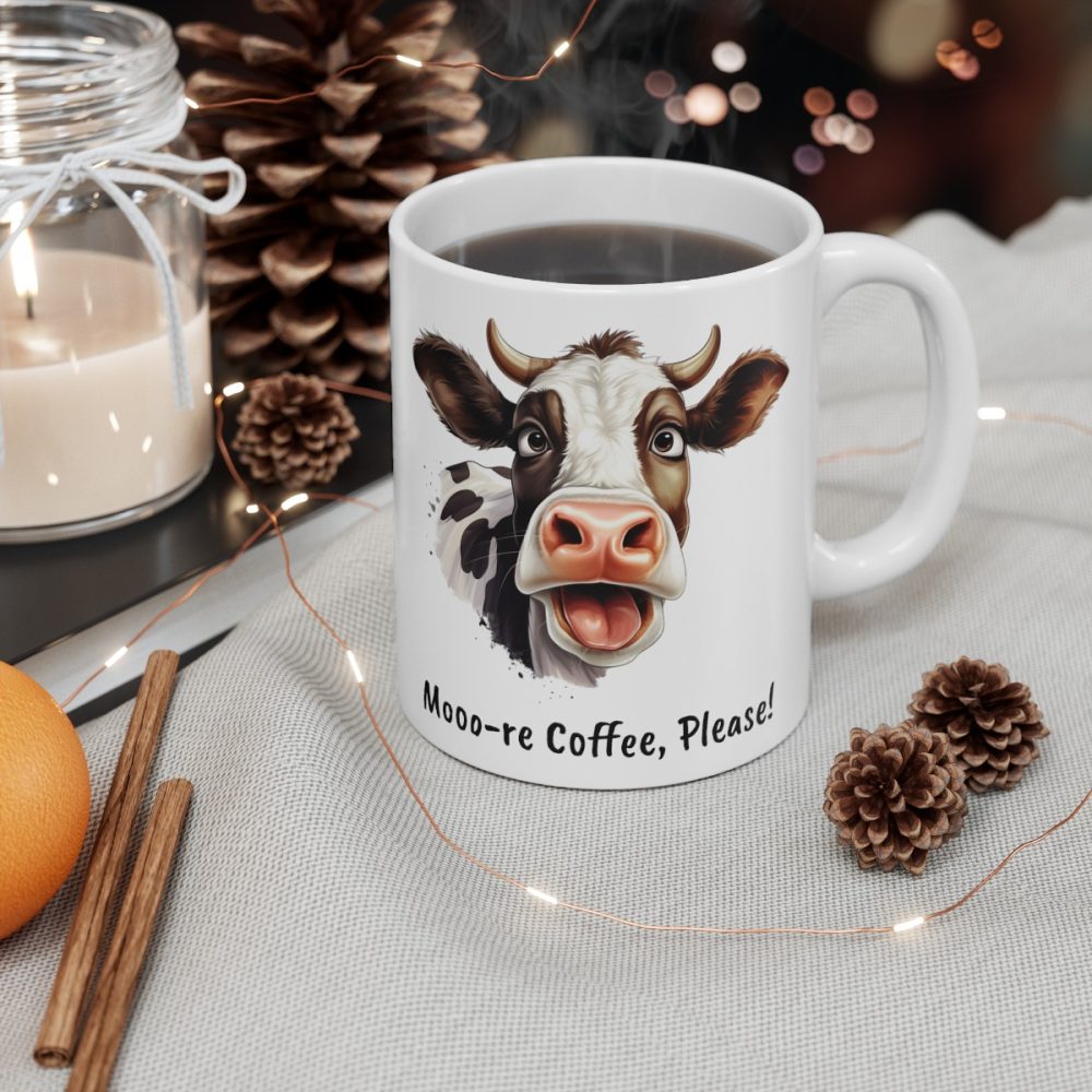 Funny Cow Face – Two Sided Mug