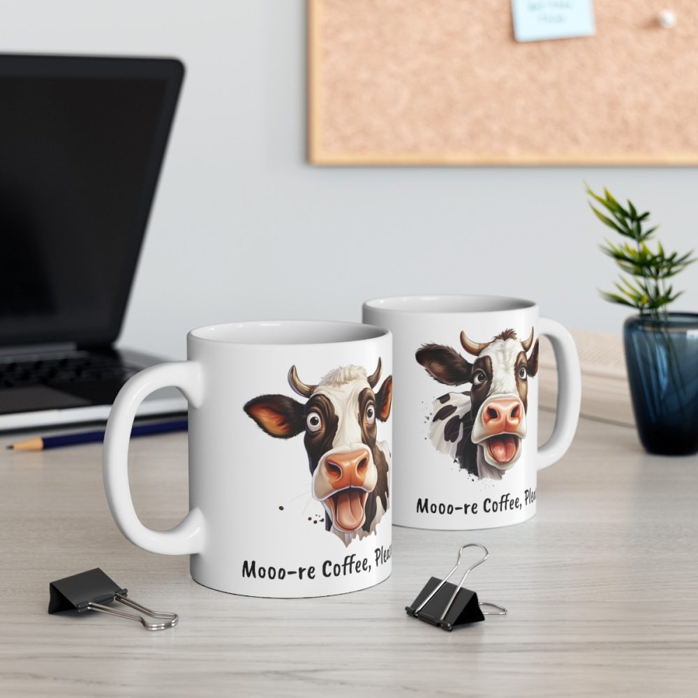 Funny Cow Face – Two Sided Mug