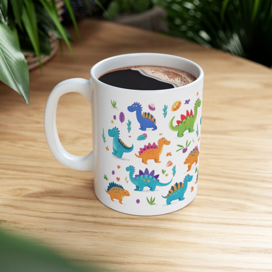 Lovely Colorful Dinosaurs Mug