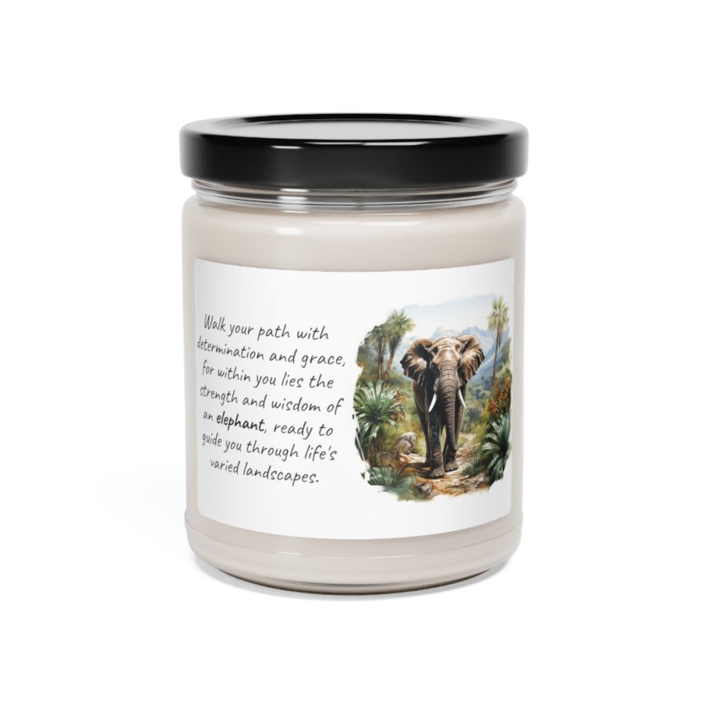 Elephant – Inspirational Saying Scented Soy Candle