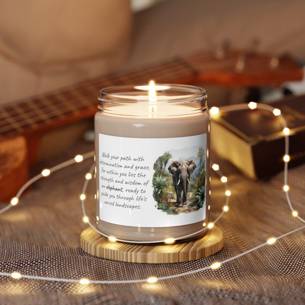 Elephant – Inspirational Saying Scented Soy Candle