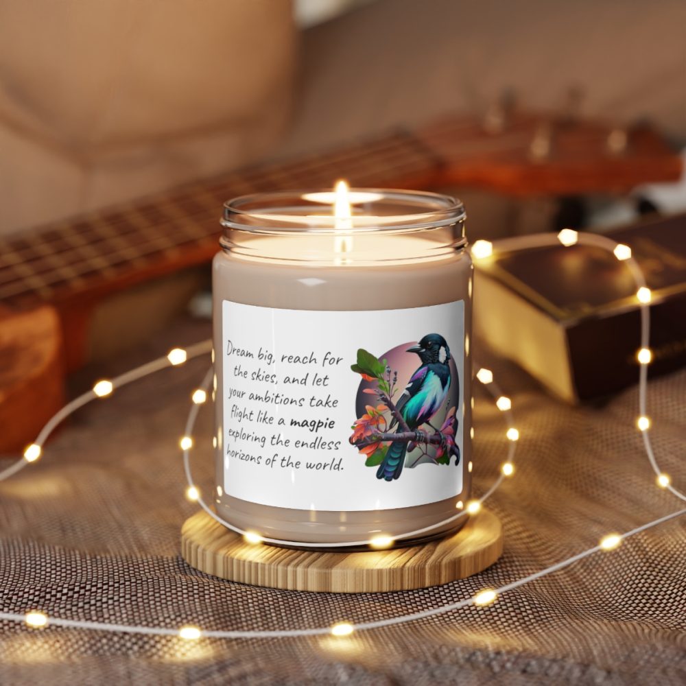 Magpie – Inspirational Saying Scented Soy Candle