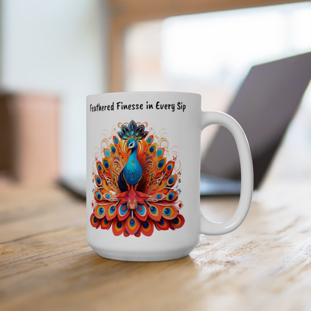 Peacock Art – Coffee Mug