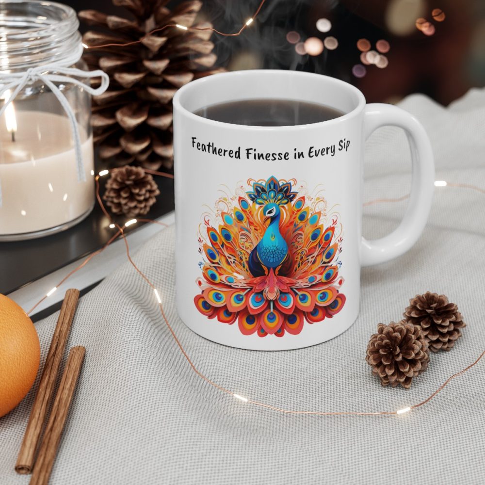 Peacock Art – Coffee Mug