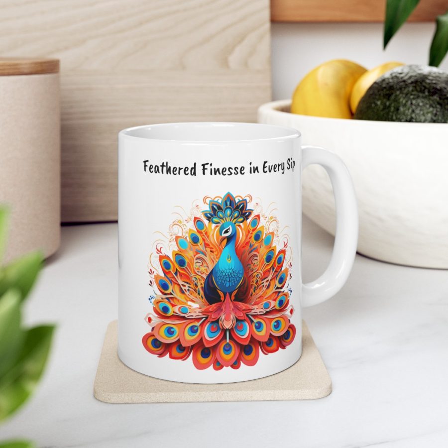 Peacock Art – Coffee Mug