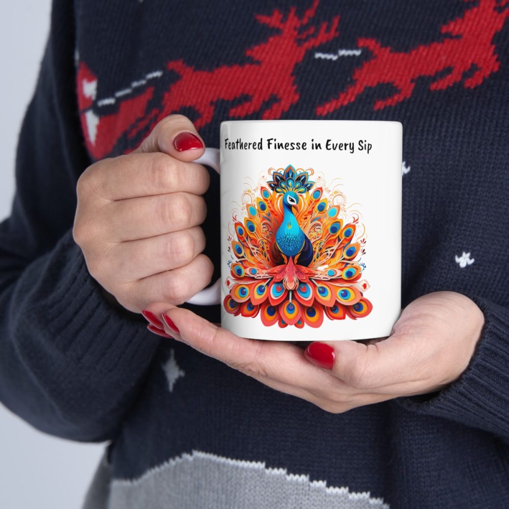 Peacock Art – Coffee Mug