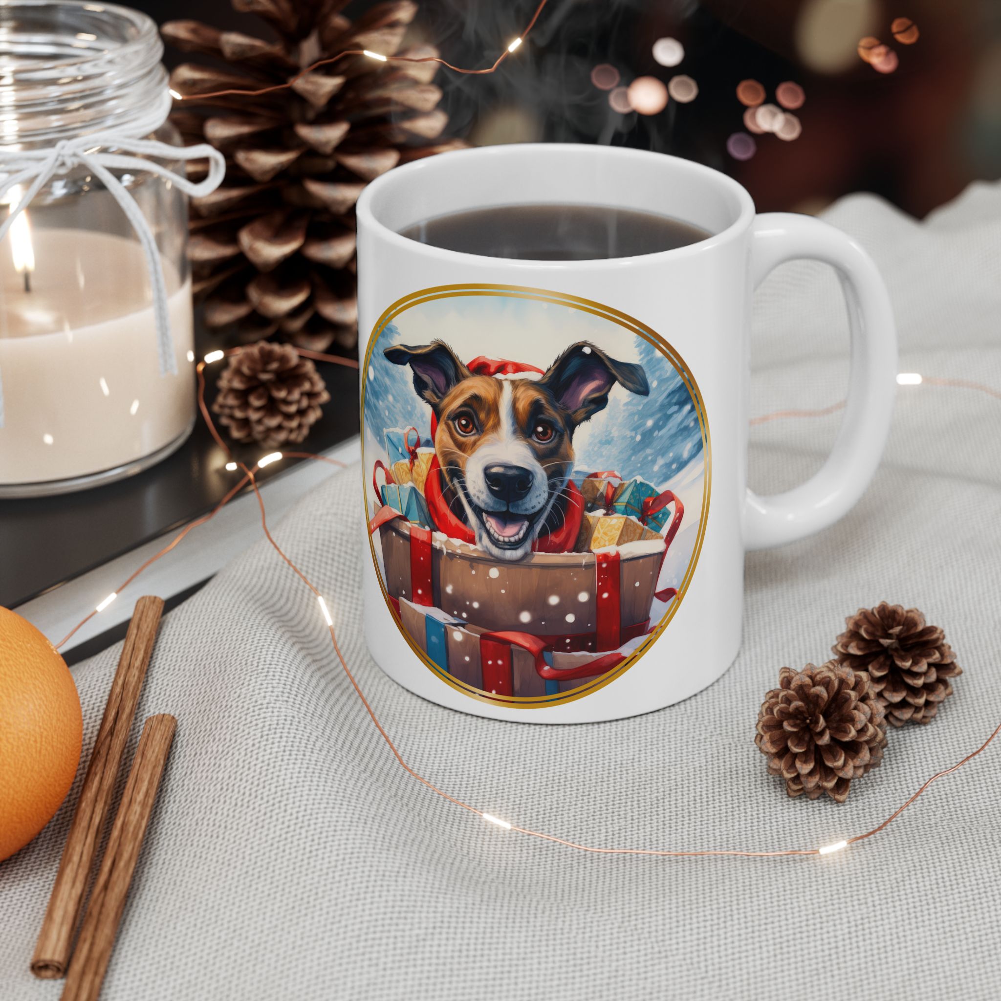 Christmas Jack Russell Dog Mug, Christmas and New Year Mug, Unique Gift, Animal and Pet Lovers Mug, Gift for Her, Gift for Him, Dog’s Mug Christmas Jack Russell Dog Mug, Christmas and New Year Mug, Unique Gift, Animal and Pet Lovers Mug, Gift for Her, Gift for Him, Dog’s Mug