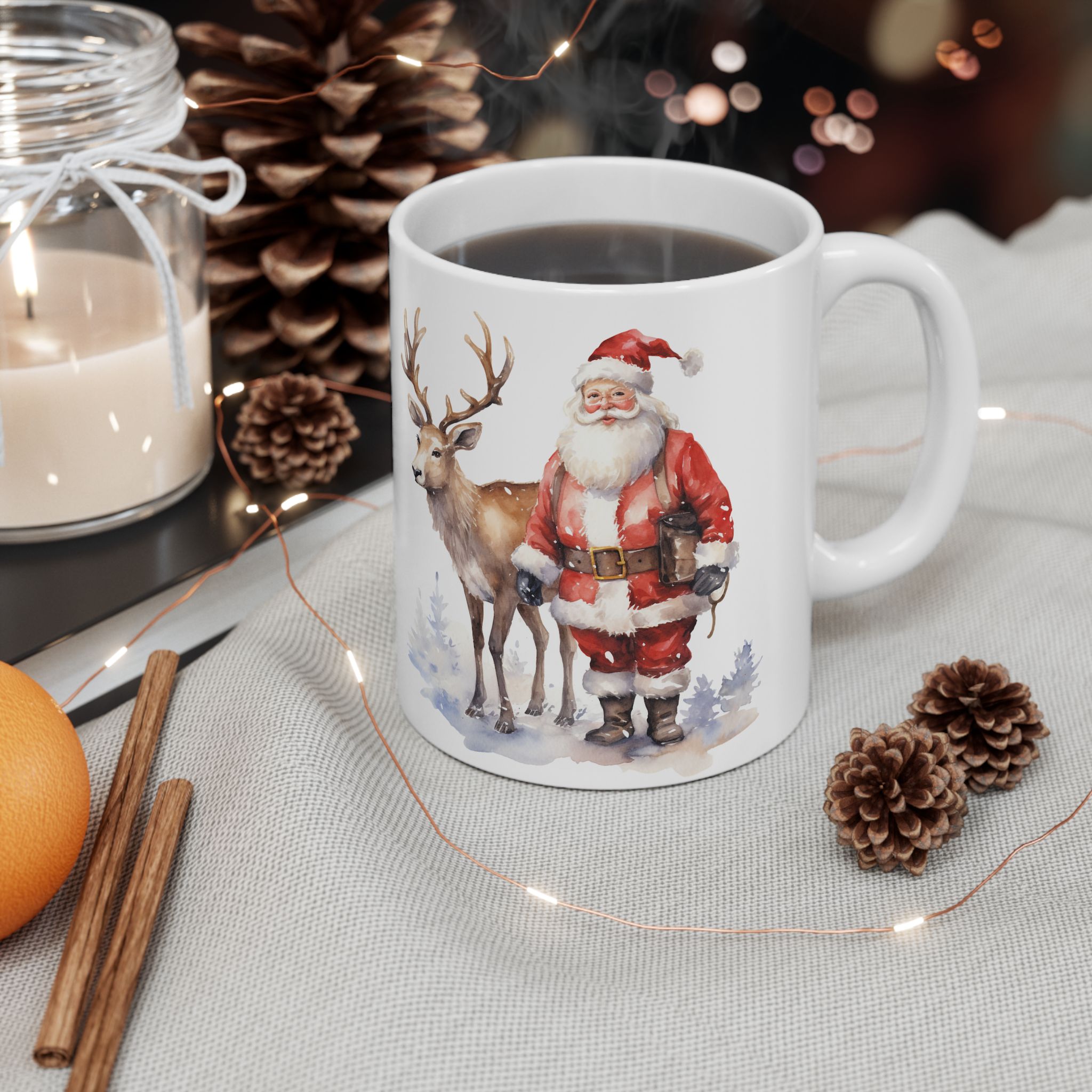 Santa Clause Mug, Christmas Present Mug, Unique Gift, Coffee Lovers Mug, Gift for Her, Gift for Him, Inspirational Mug Santa Clause Mug, Christmas Present Mug, Unique Gift, Coffee Lovers Mug, Gift for Her, Gift for Him, Inspirational Mug