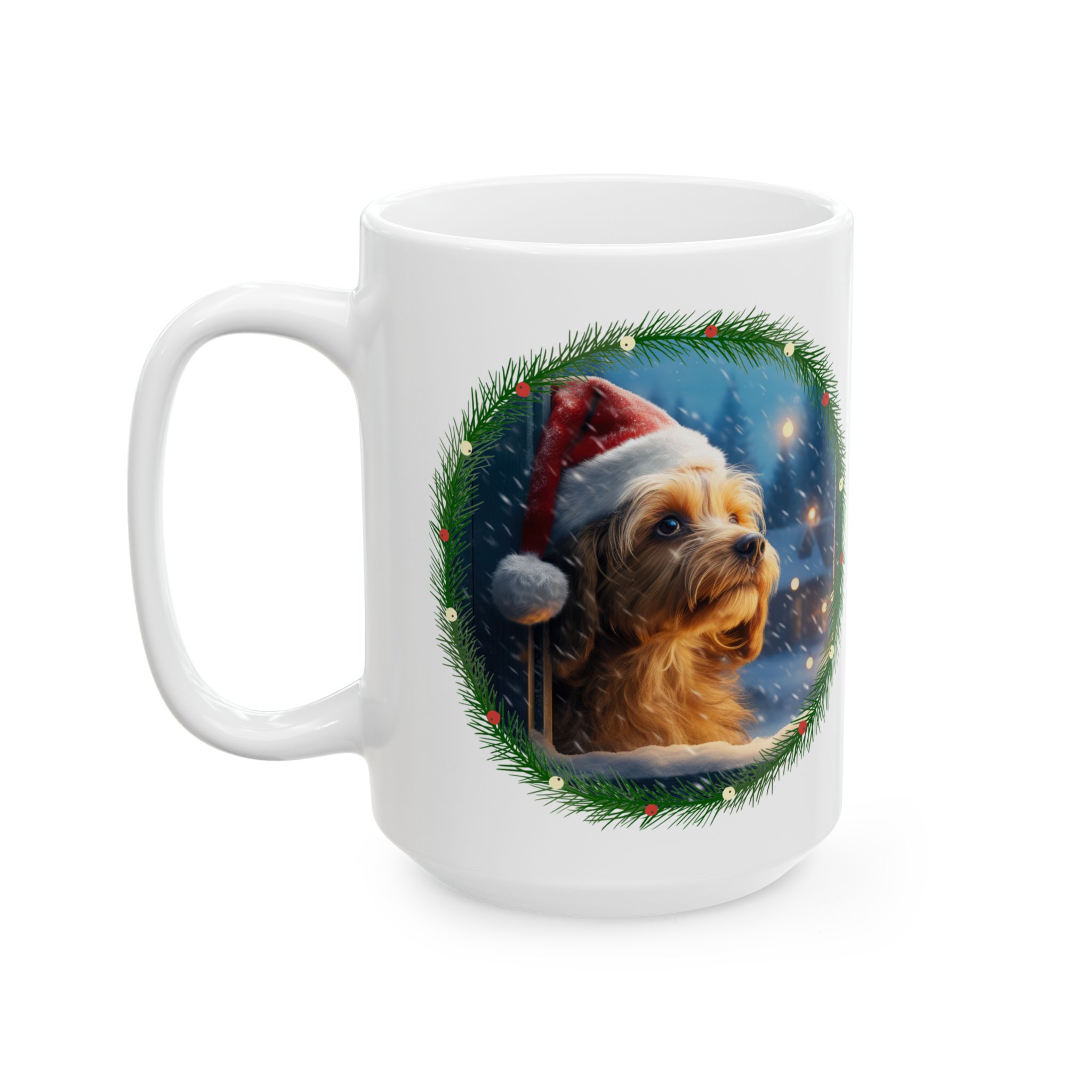 Christmas Terrier Mug, Christmas Present Mug, Unique Gift, Coffee Lovers Mug, Gift for Her, Gift for Him, Inspirational Mug Christmas Terrier Mug, Christmas Present Mug, Unique Gift, Coffee Lovers Mug, Gift for Her, Gift for Him, Inspirational Mug
