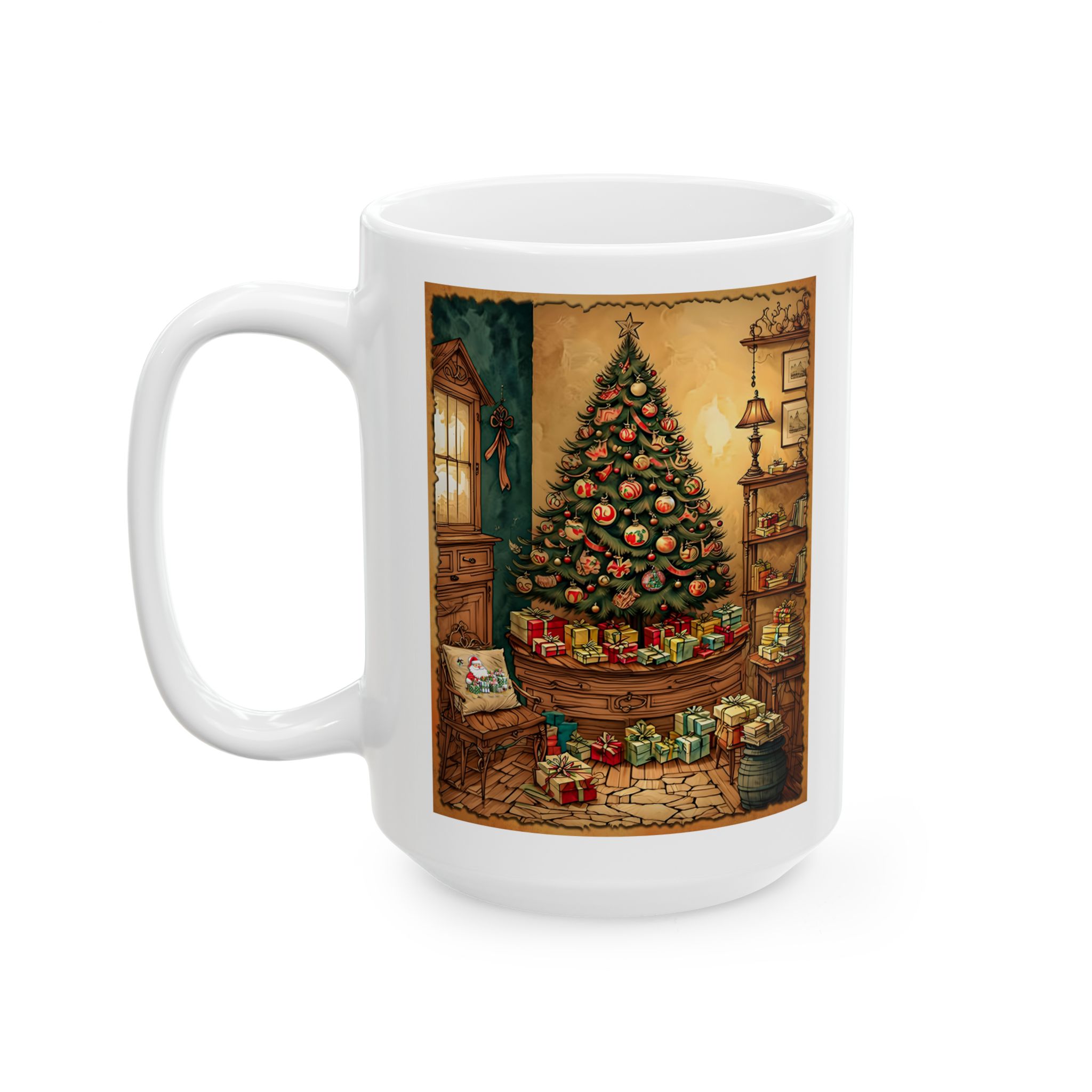 Classic Christmas Tree Mug, Christmas Present Mug, Unique Gift, Coffee Lovers Mug, Gift for Her, Gift for Him, Inspirational Mug, Presents Classic Christmas Tree Mug, Christmas Present Mug, Unique Gift, Coffee Lovers Mug, Gift for Her, Gift for Him, Inspirational Mug, Presents