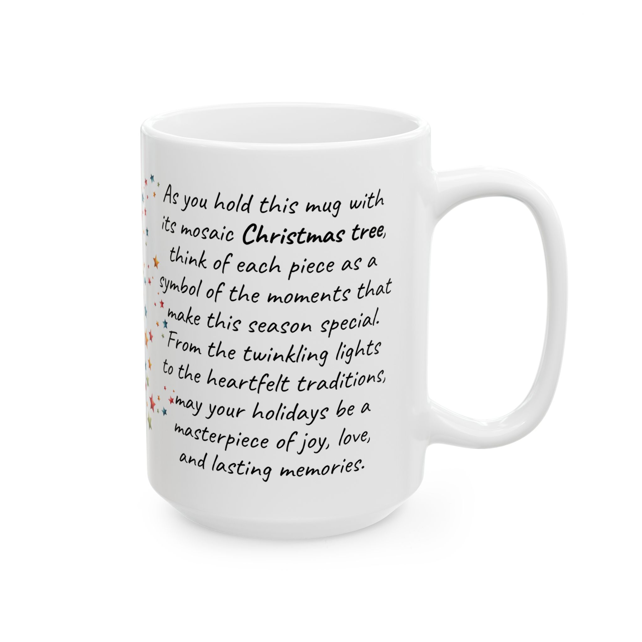 Colorful Mosaic Christmas Tree Mug, Christmas Present Mug, Unique Gift, Coffee Lovers Mug, Gift for Her, Gift for Him, Inspirational Mug Colorful Mosaic Christmas Tree Mug, Christmas Present Mug, Unique Gift, Coffee Lovers Mug, Gift for Her, Gift for Him, Inspirational Mug