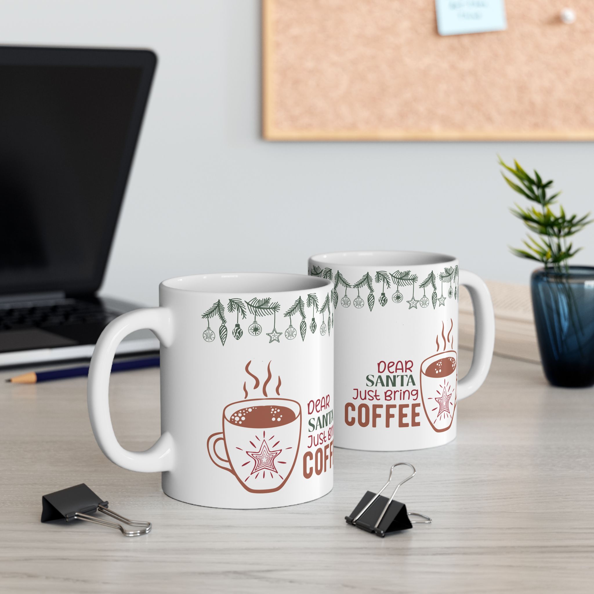 Dear Santa Just Bring Coffee Mug, Christmas and New Year Mug, Unique Gift, Coffee Lovers Mug, Gift for Her, Gift for Him Dear Santa Just Bring Coffee Mug, Christmas and New Year Mug, Unique Gift, Coffee Lovers Mug, Gift for Her, Gift for Him