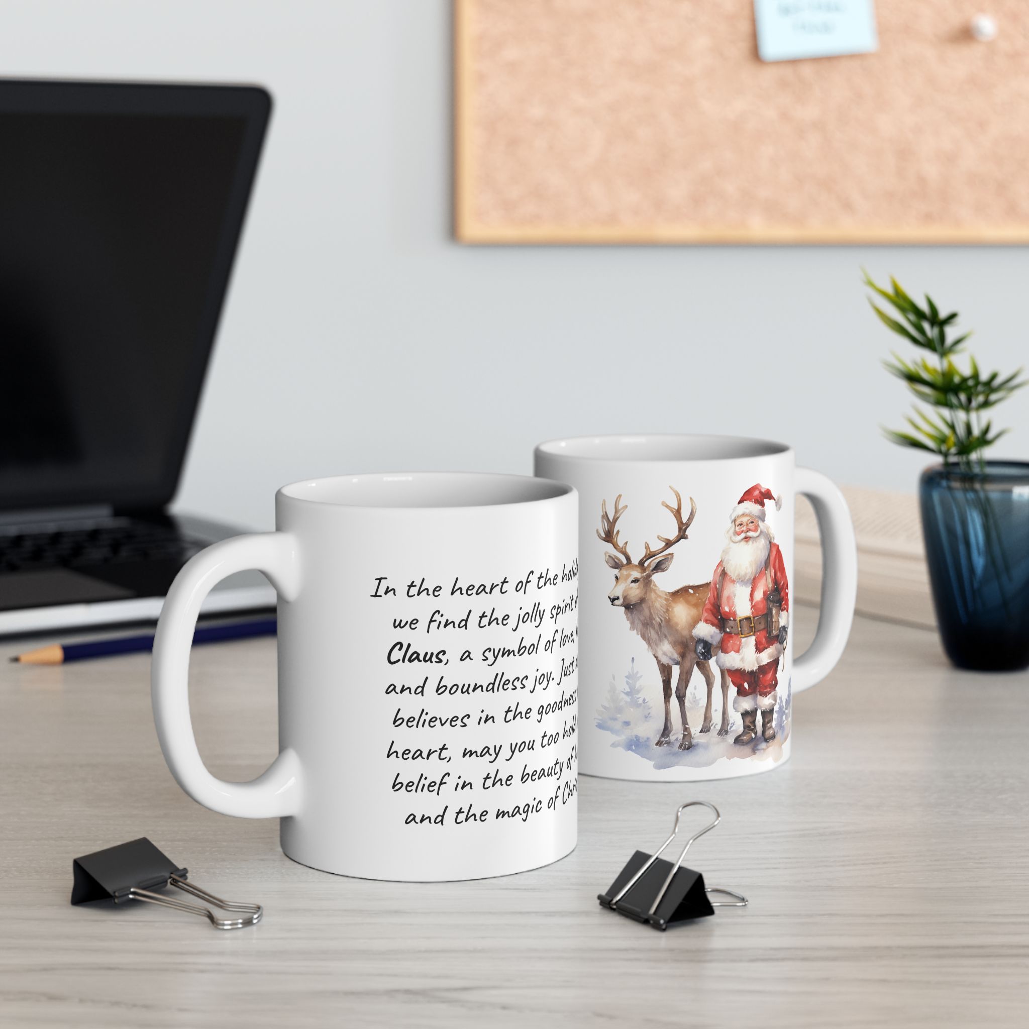 Santa Clause Mug, Christmas Present Mug, Unique Gift, Coffee Lovers Mug, Gift for Her, Gift for Him, Inspirational Mug Santa Clause Mug, Christmas Present Mug, Unique Gift, Coffee Lovers Mug, Gift for Her, Gift for Him, Inspirational Mug