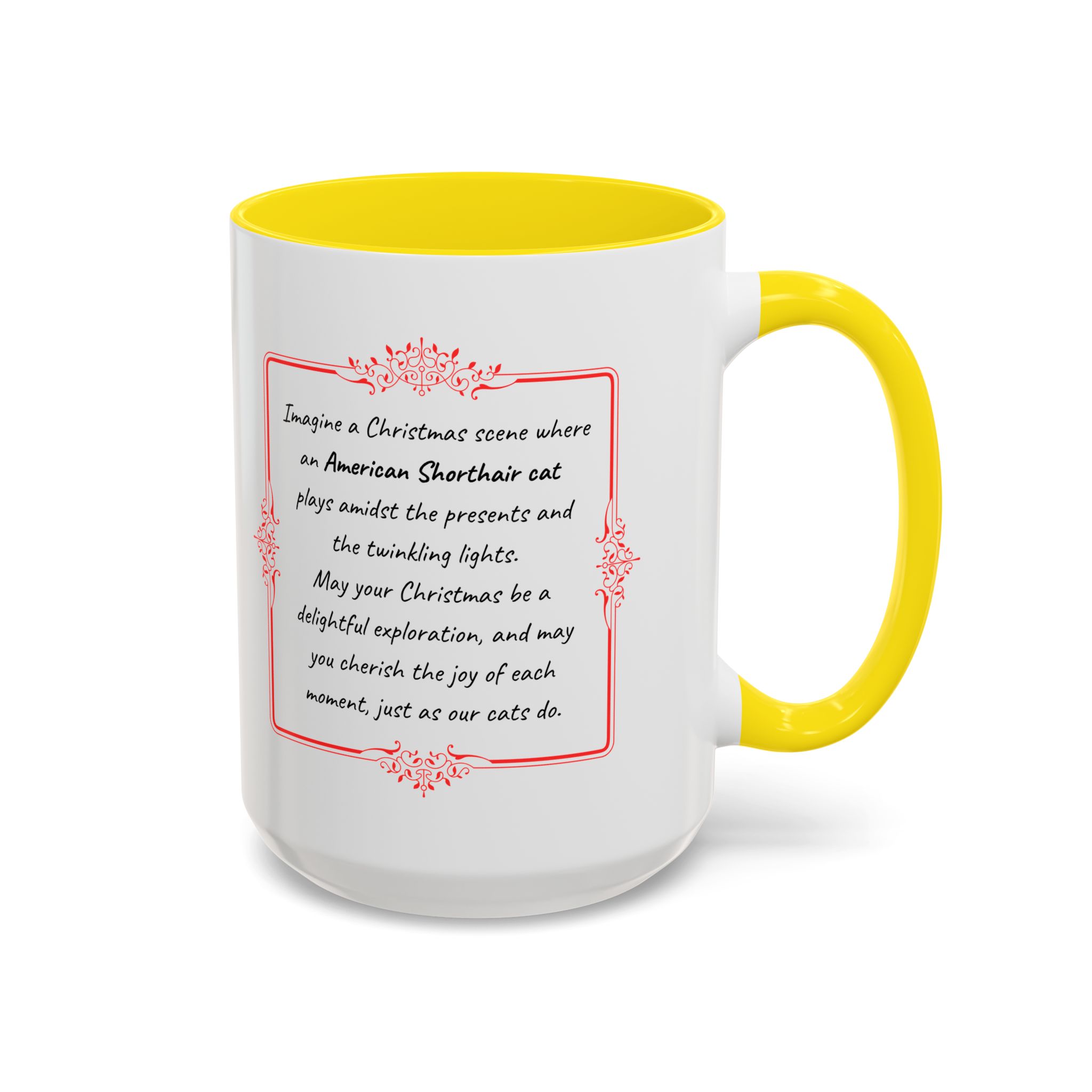 Christmas Cute American Shorthair Cat Mug, Beautiful Gift Ideas, Present, Gift For Her, Winter Mug, Christmas Family Time, Christmas Present Christmas Cute American Shorthair Cat Mug, Beautiful Gift Ideas, Present, Gift For Her, Winter Mug, Christmas Family Time, Christmas Present